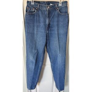 Levi's 550 Womens 12 Relaxed Fit Straight Leg Blue Denim Mom Jeans